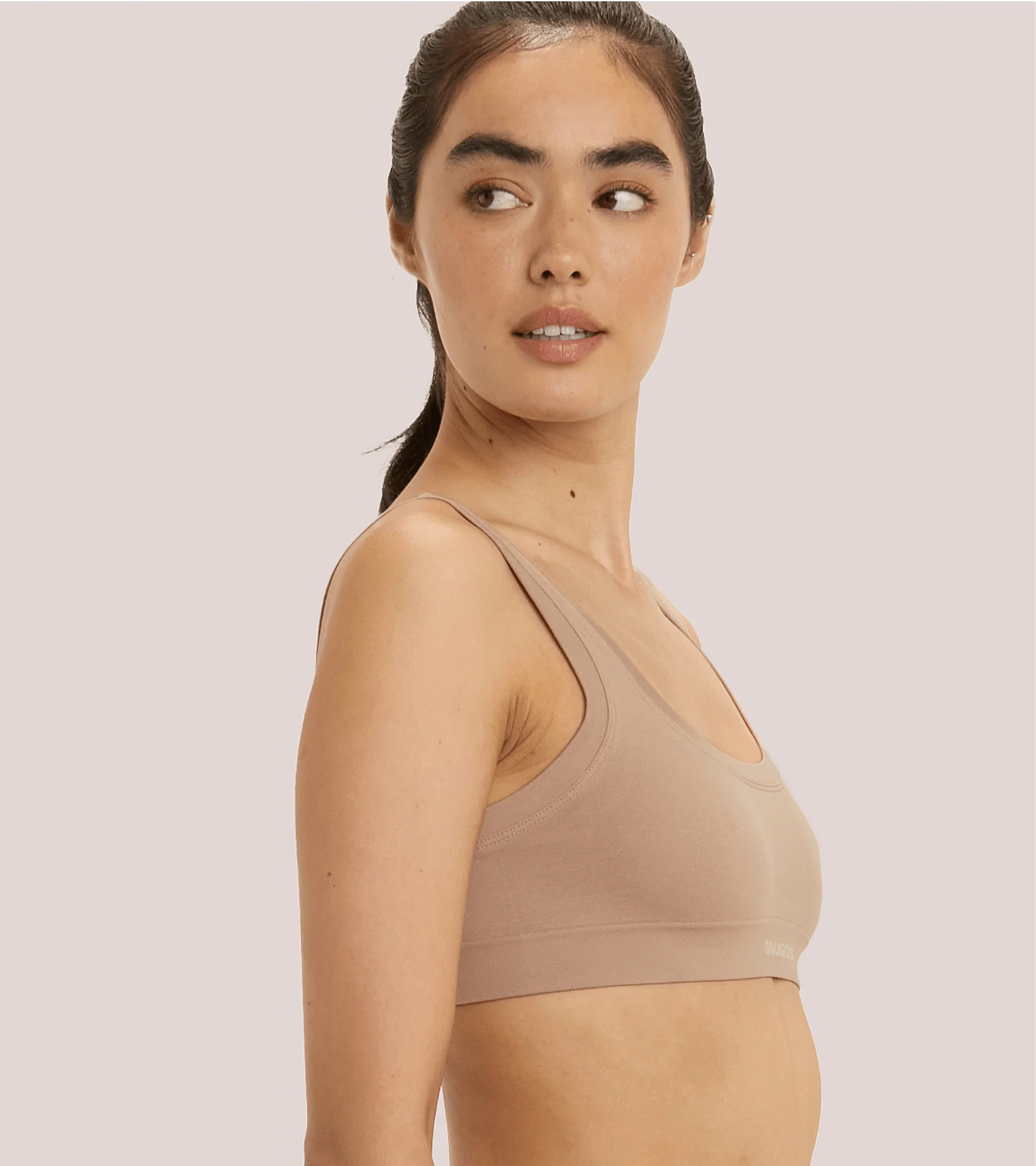 Nahtloser - BH - Beige - Image 3